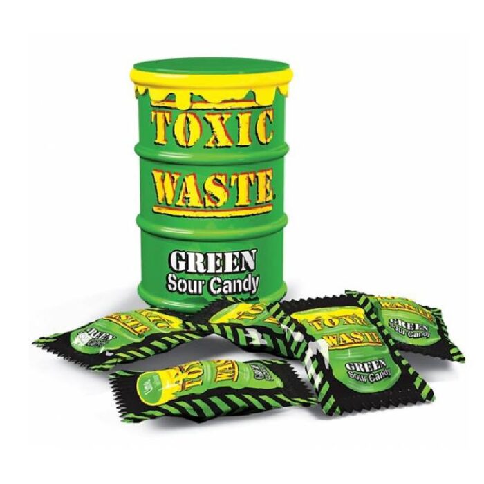 Toxic Waste Green Sour Candy Drum (Binnenkort)