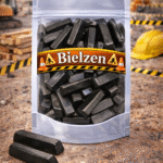 Matthijs drop bielzen, zachte zoete drop met suikerlaag, traditioneel Nederlands snoepgoed van Matthijs, zwarte dropblokjes gesuikerd, glutenvrij