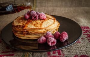 siroop op pannenkoek glucosestroop