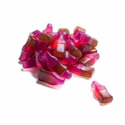 Zachte cherry cola flesjes