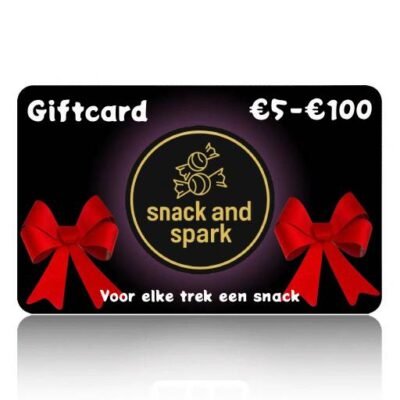 Snoep cadeaubon Snack and Spark