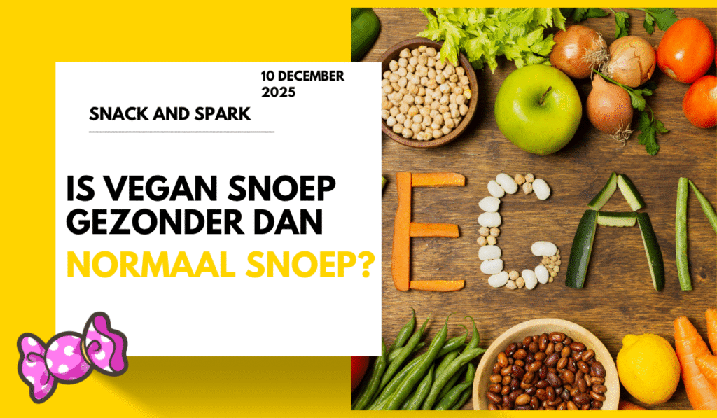 Is vegan snoep gezonder dan normaal snoep?