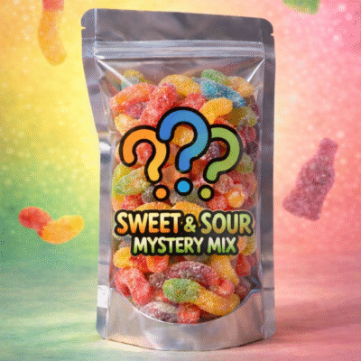 Mystery sweet & sour snoepmix, zoetzure snoepjes, zoet met zure snoepmix