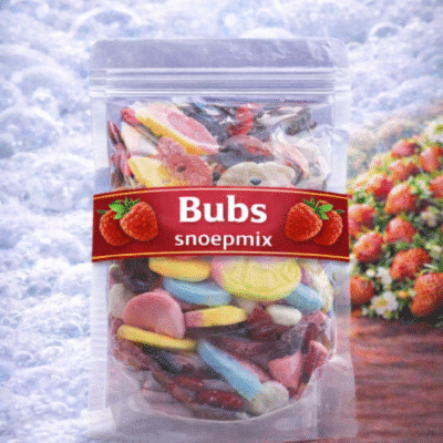 Bubs Mystery Snoepmix – Zweedse Bubs snoepjes mix vegan en halal verpakt in zak
