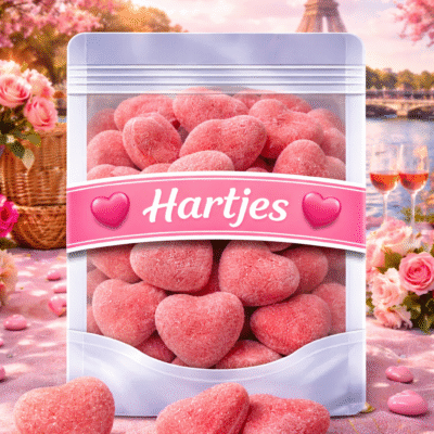 Zure Rode Gevulde Hartjes