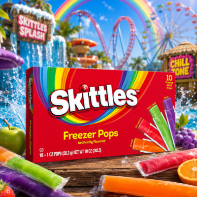 Skittles Freeze Pops