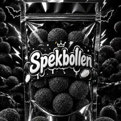 Zwarte Spekbollen met vanille smaak van Bulgari
